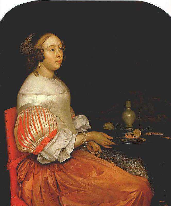 NEER, Eglon van der Young Lady at her Breakfast ag oil painting image